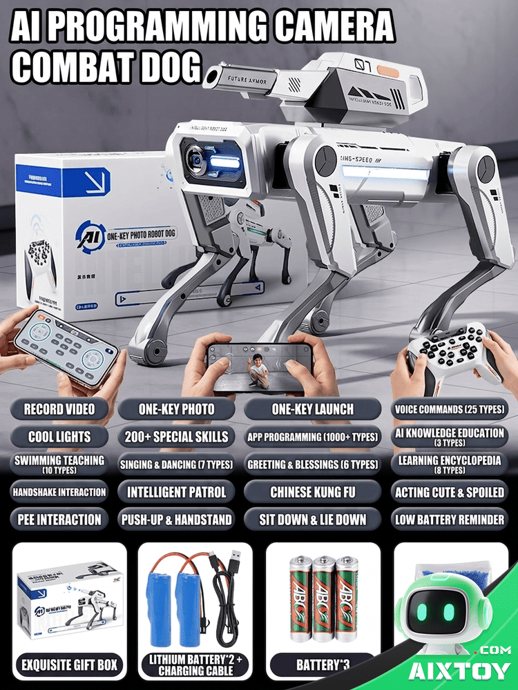 AI Robot Dog - Voice Remote Control Programmable Toy - Gallery 11