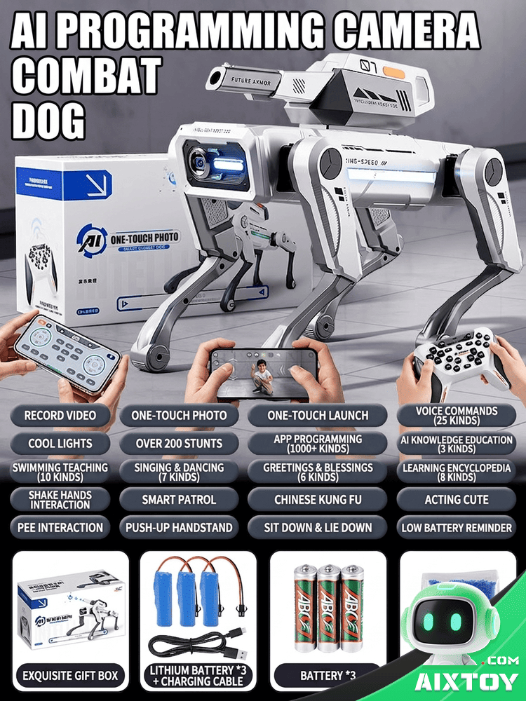 AI Robot Dog - Voice Remote Control Programmable Toy - Gallery 12