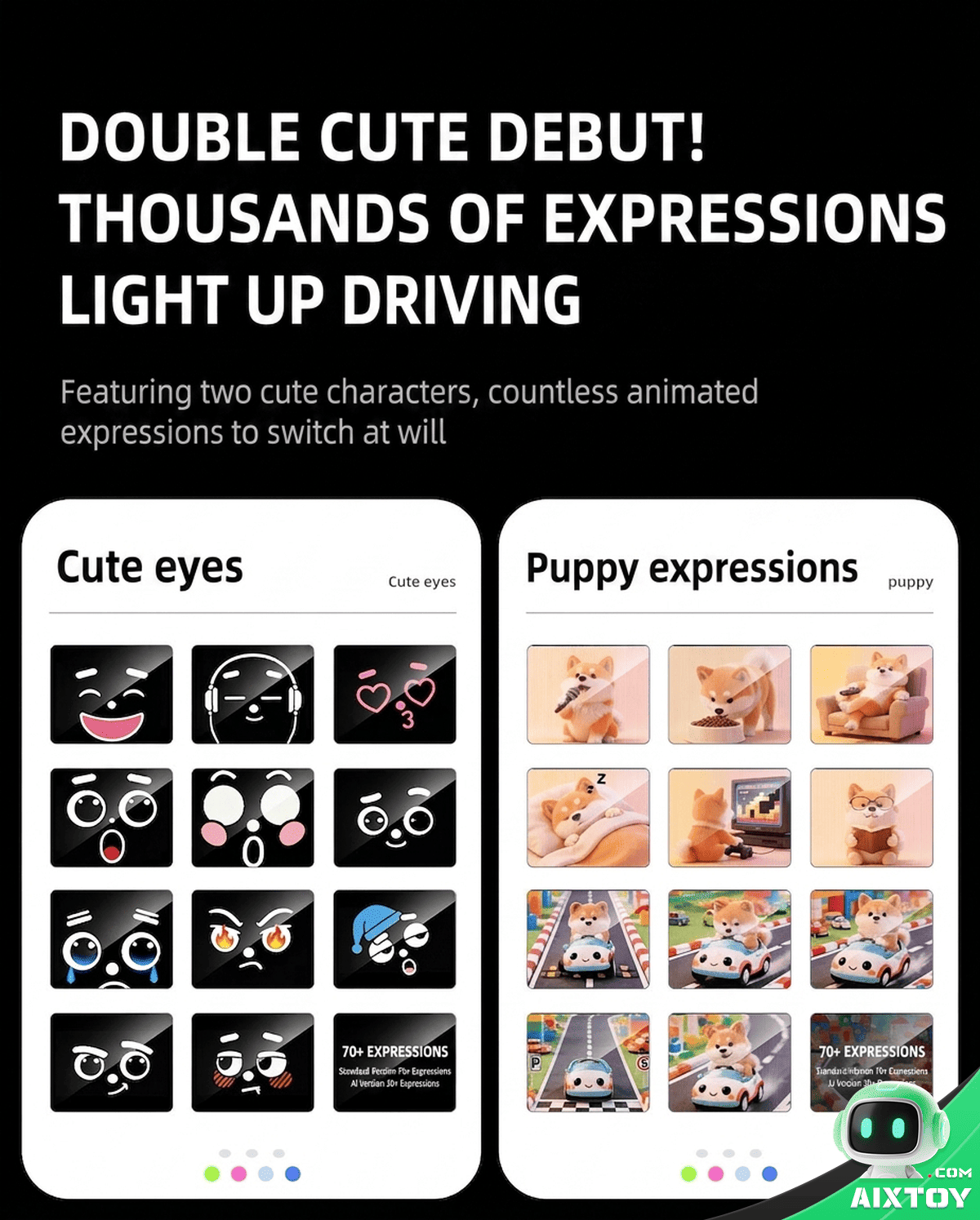 AI XiaoZhi Car Robot Companion - Smart Dash Decor Detail 3 AI XiaoZhi Car Robot Companion - Smart Dash Decor Detail 3