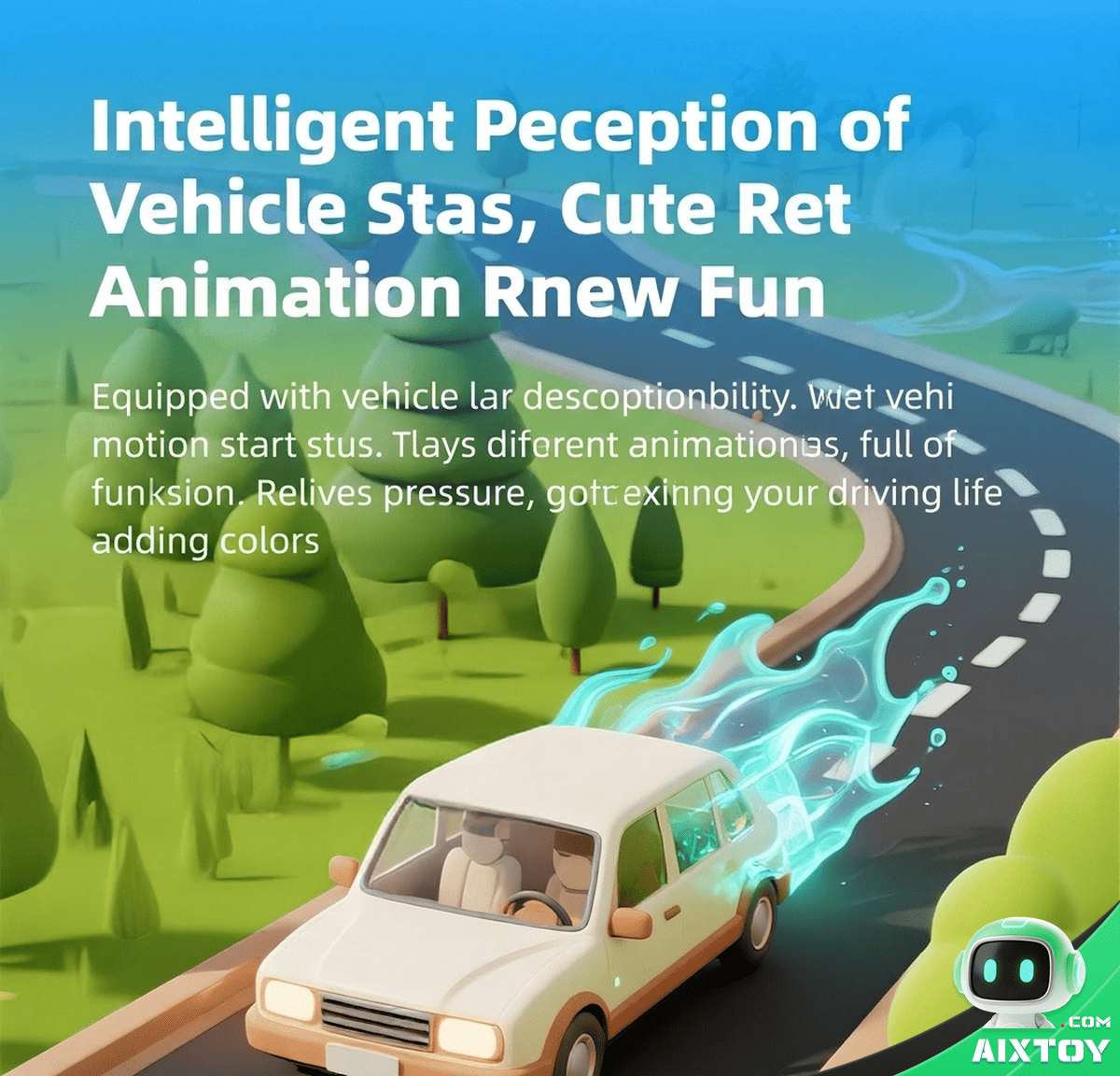 AI XiaoZhi Car Robot Companion - Smart Dash Decor Detail 12 AI XiaoZhi Car Robot Companion - Smart Dash Decor Detail 12