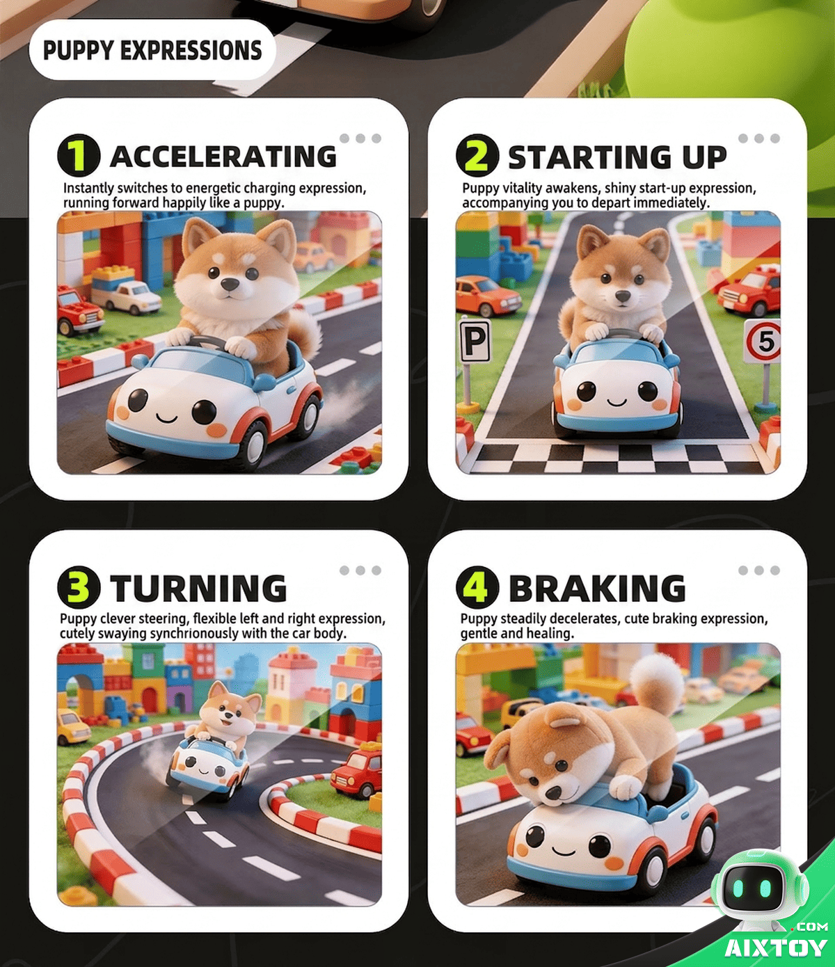 AI XiaoZhi Car Robot Companion - Smart Dash Decor Detail 13 AI XiaoZhi Car Robot Companion - Smart Dash Decor Detail 13