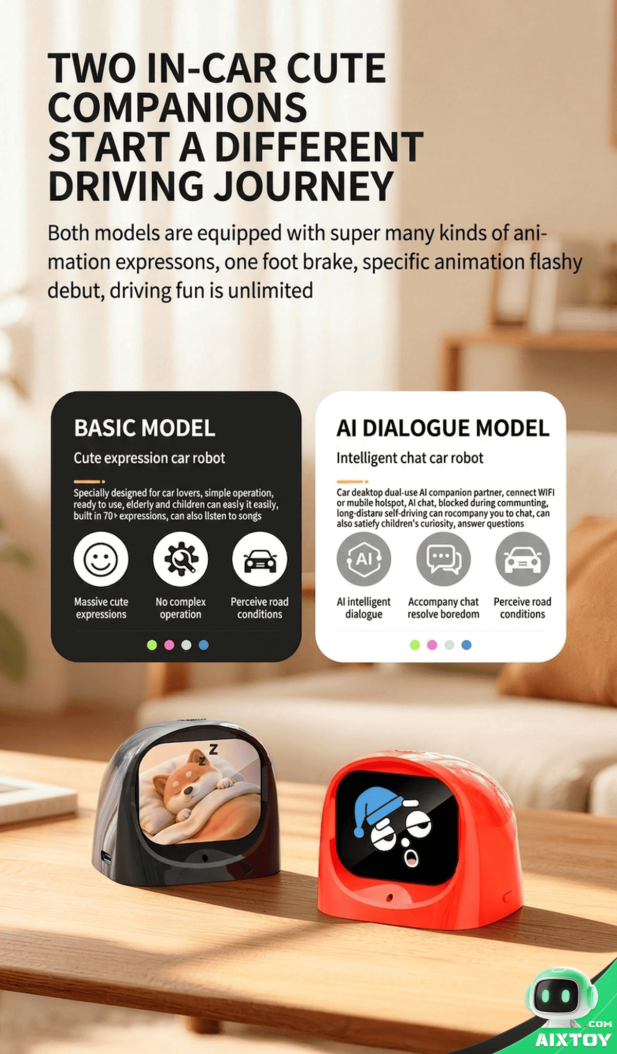 AI XiaoZhi Car Robot Companion - Smart Dash Decor Detail 23 AI XiaoZhi Car Robot Companion - Smart Dash Decor Detail 23