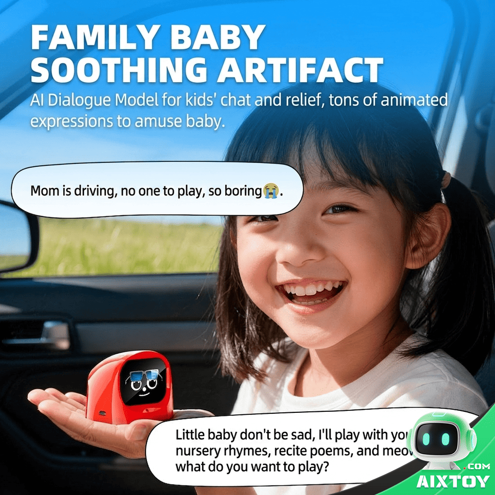 AI XiaoZhi Car Robot Companion - Smart Dash Decor - Gallery AI XiaoZhi Car Robot Companion - Smart Dash Decor - Gallery 2