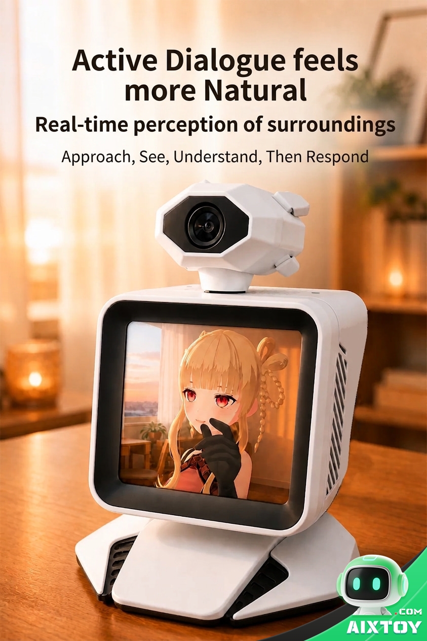 Aimei AI Digital Companion Desktop Pet - Custom Character Voice Chat Robot Aimei AI Digital Companion Desktop Pet - Custom Character Voice Chat Robot - feature detail