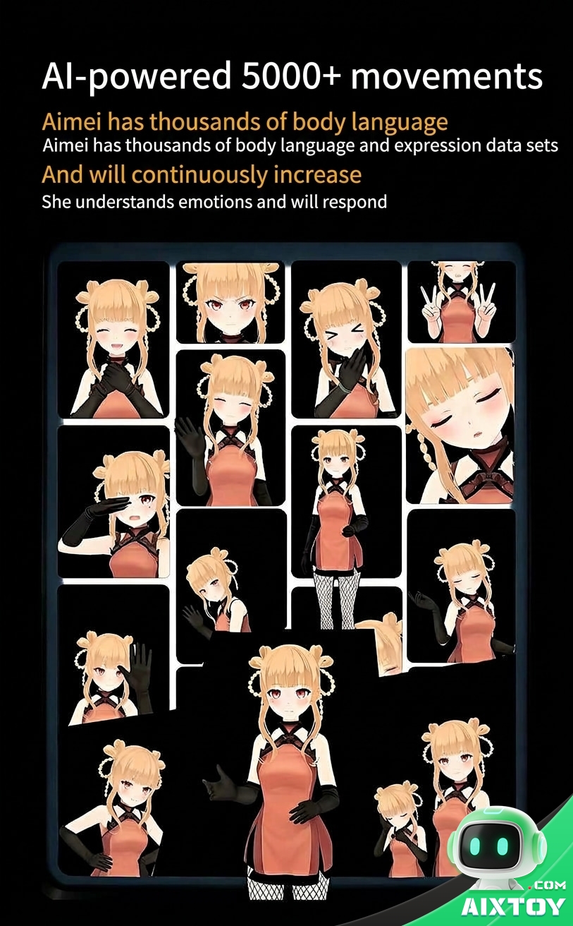 Aimei AI Digital Companion Desktop Pet - Custom Character Voice Chat Robot Aimei AI Digital Companion Desktop Pet - Custom Character Voice Chat Robot - feature detail