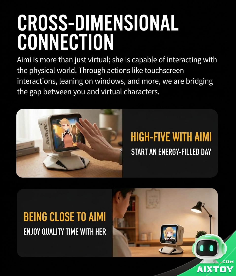 Aimei AI Digital Companion Desktop Pet - Custom Character Voice Chat Robot Aimei AI Digital Companion Desktop Pet - Custom Character Voice Chat Robot - feature detail