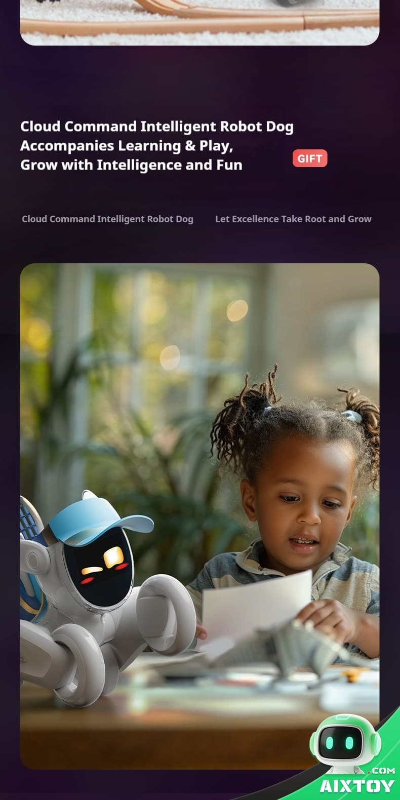 Loona AI Robot Dog Voice Interaction Loona AI Smart Robot Dog voice command interactive response demonstration