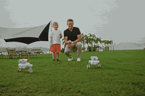 Beni all-terrain mobility demonstration navigating outdoor environment