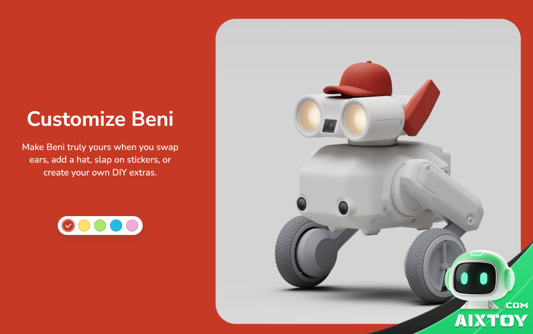 Beni camera robot Explore Mode first-person view driving perspective
