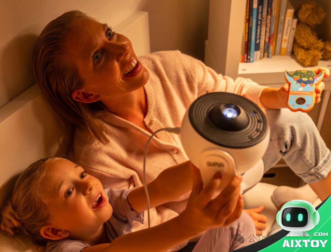 BiMA screen-free projector for children bedroom story experience
