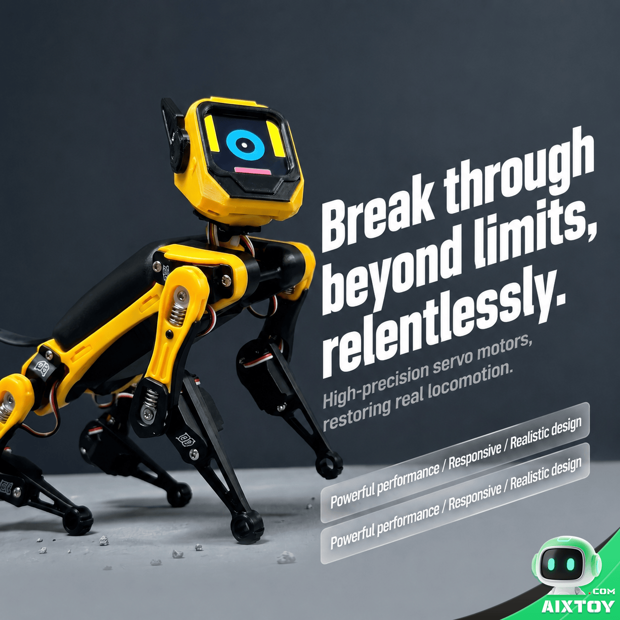 Petoi Bittle V2 robot dog color options design AIXTOY