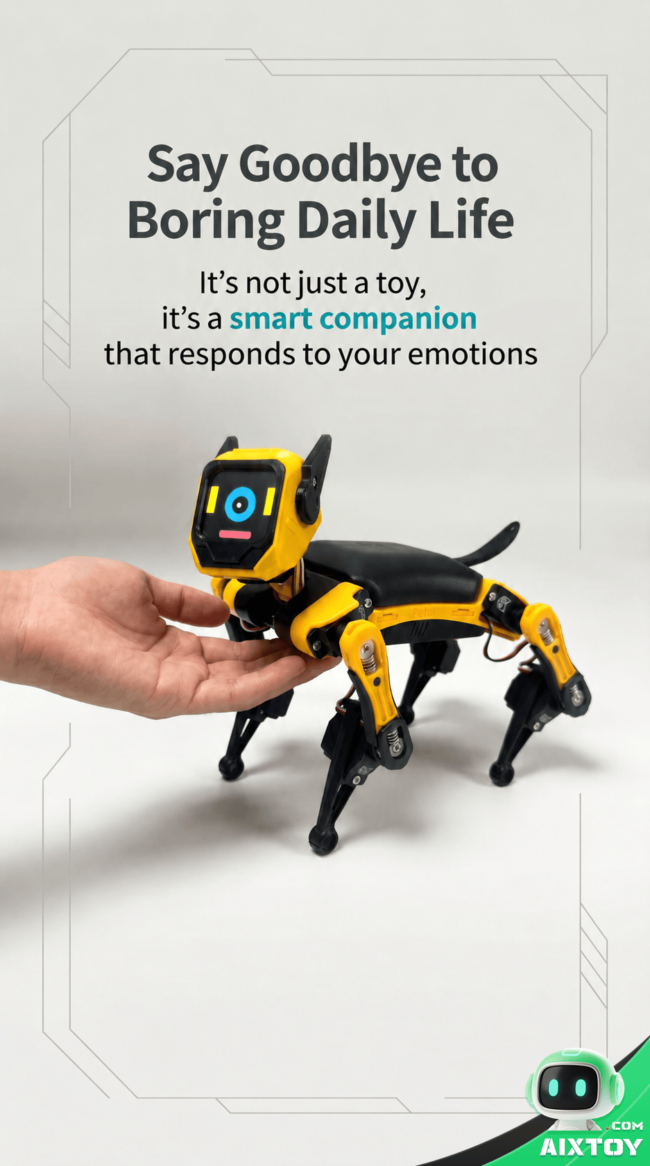Petoi Bittle V2 robot dog walking gait AIXTOY