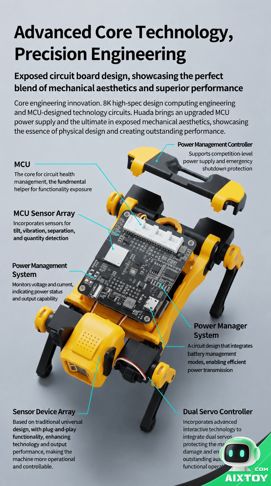 Petoi Bittle V2 robot dog usage scenarios AIXTOY