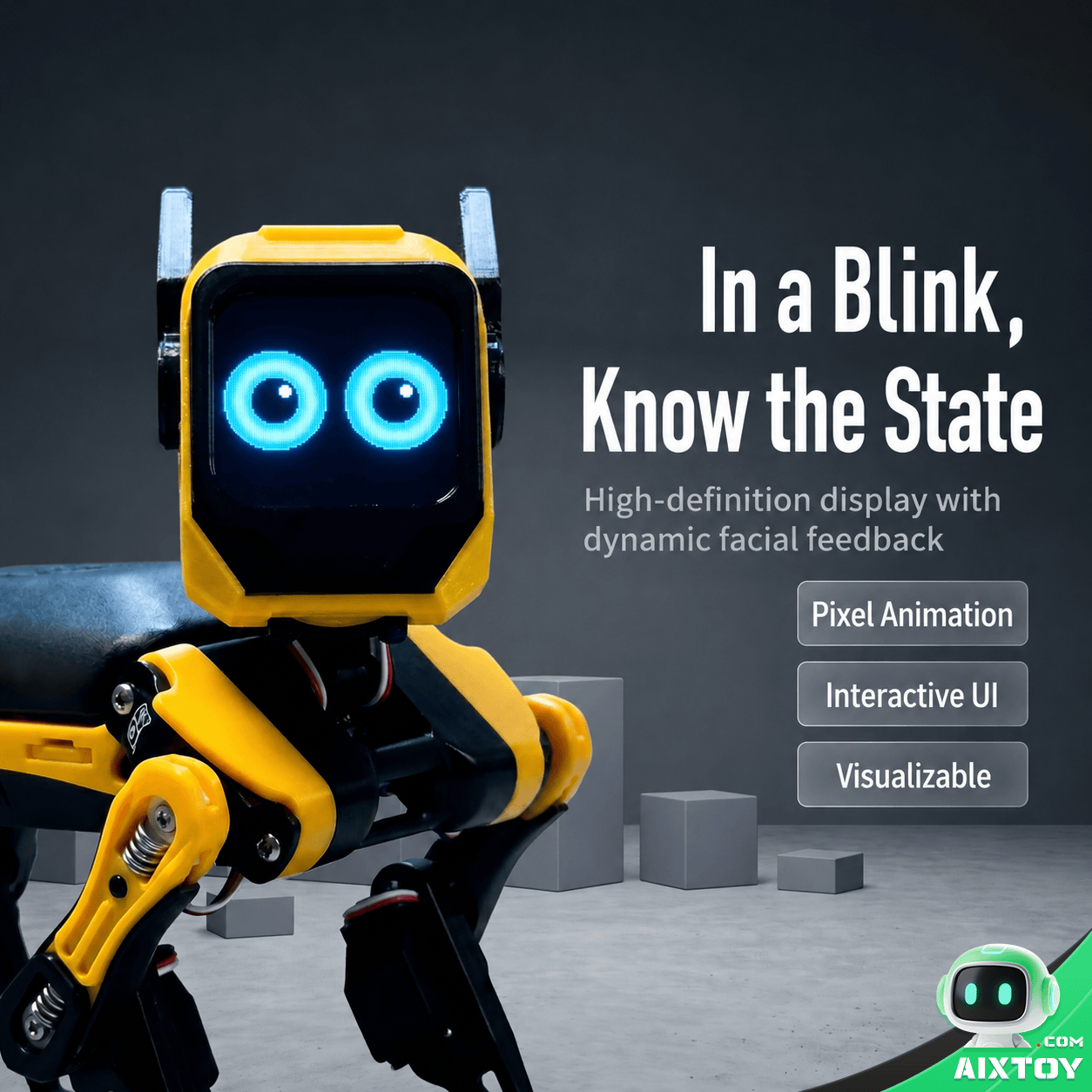 Petoi Bittle V2 robot dog sensors and modules AIXTOY