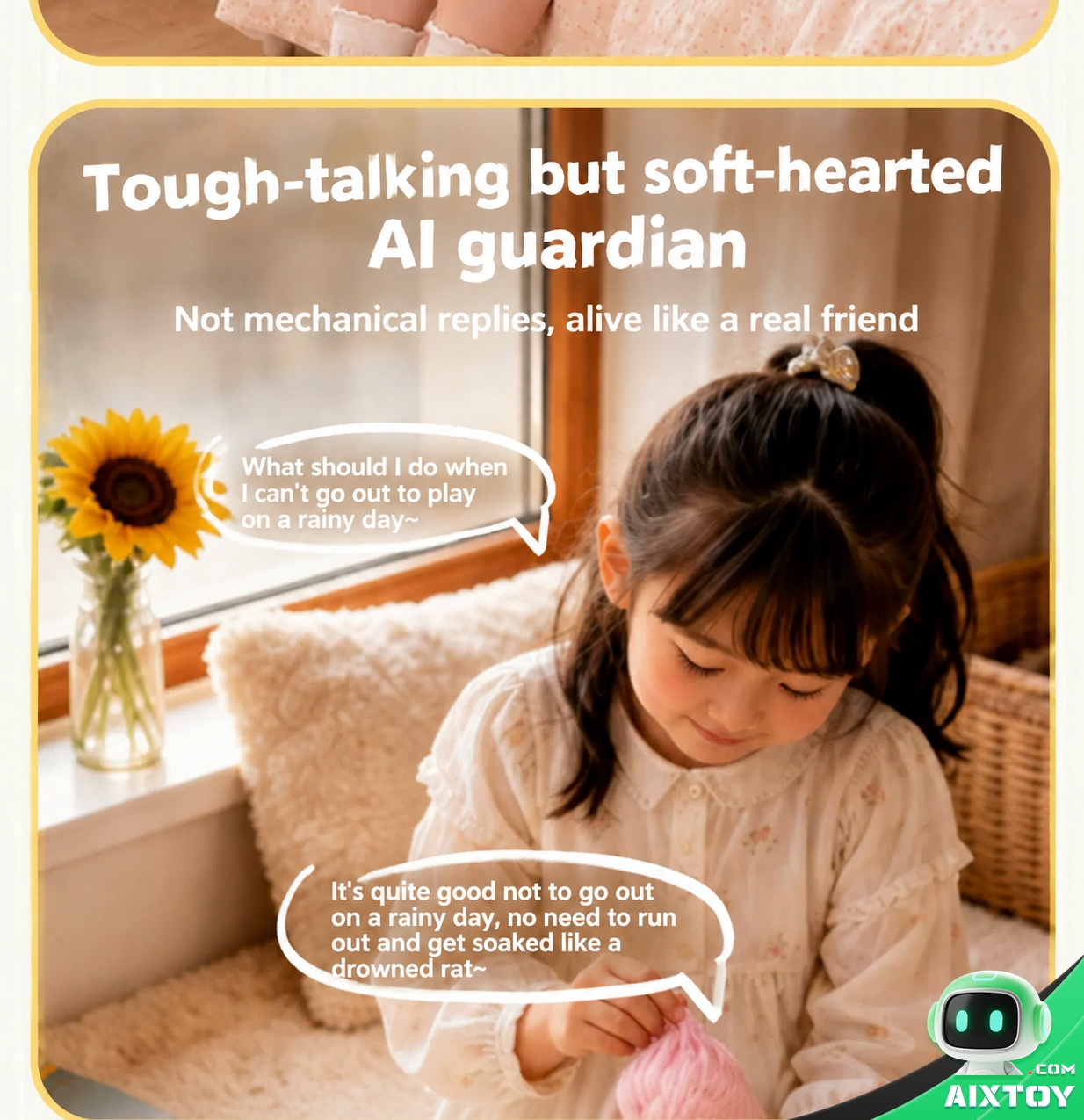 Buyou Bird AI Plush Pet - Talking Plush Bird with Outfit and Clip Sets Buyou Bird AI Plush Pet - Talking Plush Bird with Outfit and Clip Sets - feature detail