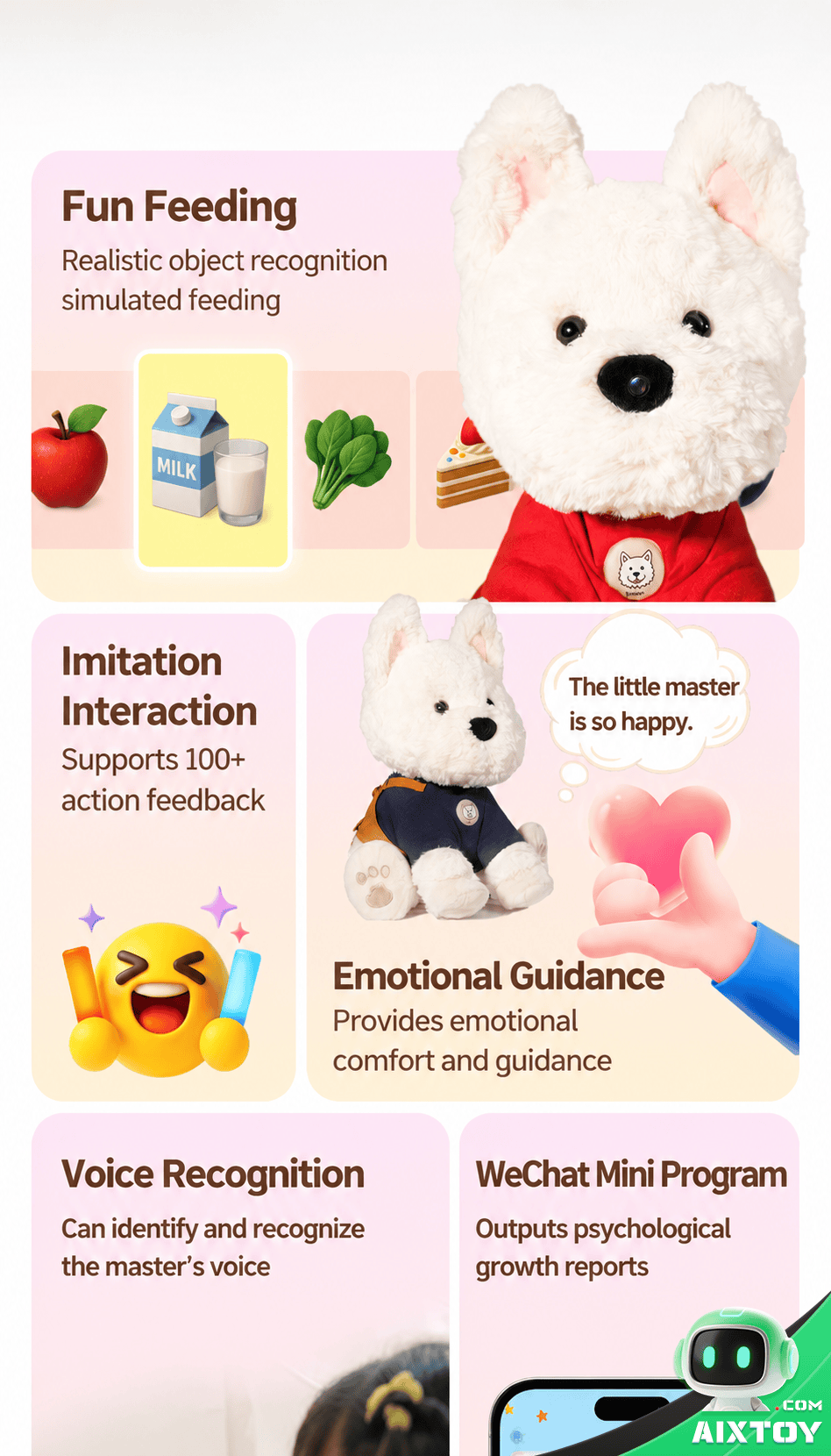 Calolo AI Pet Dog Smart Voice Chat Robot — 02 Calolo AI Pet Dog — detail image 02