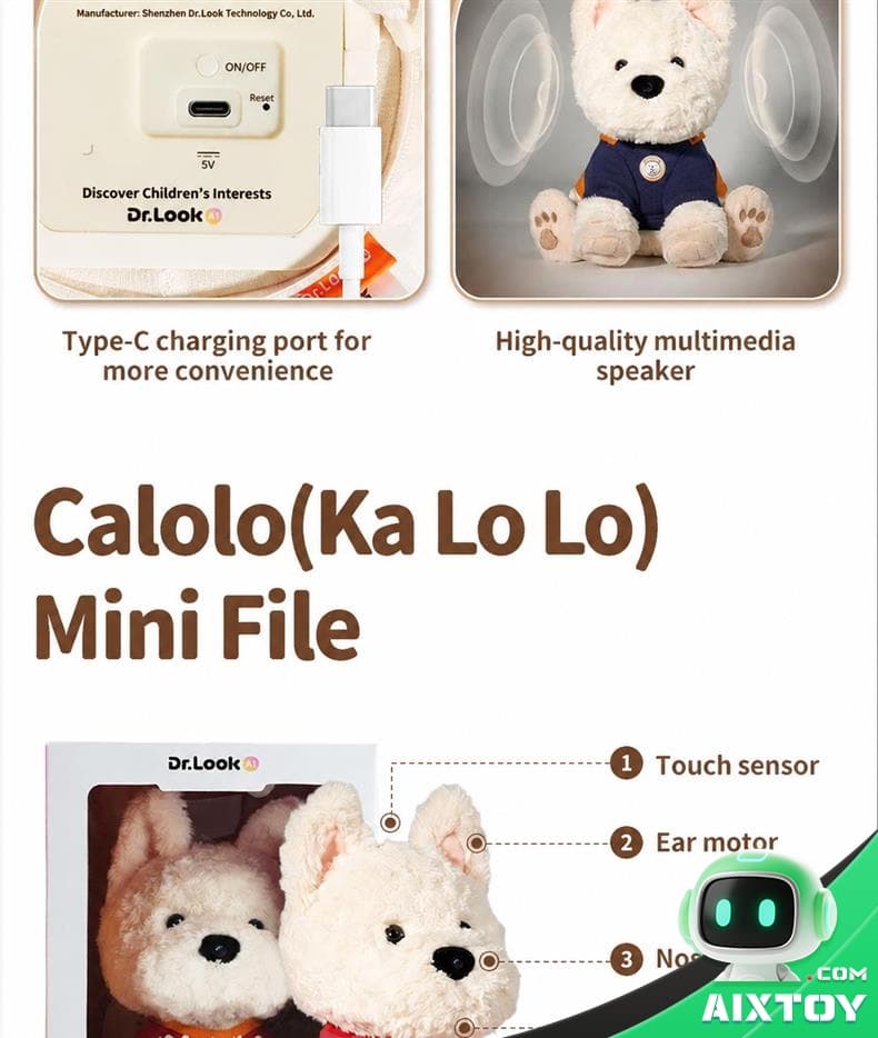 Calolo AI Pet Dog Smart Voice Chat Robot — 16 Calolo AI Pet Dog — detail image 16