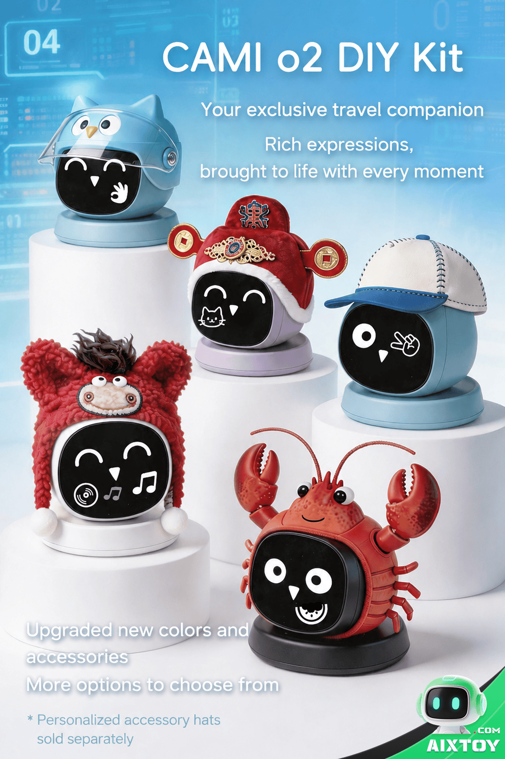 Cami o2 MAX AI Remote Office Assistant Function Cami o2 MAX AI car robot remote office assistant function AIXTOY