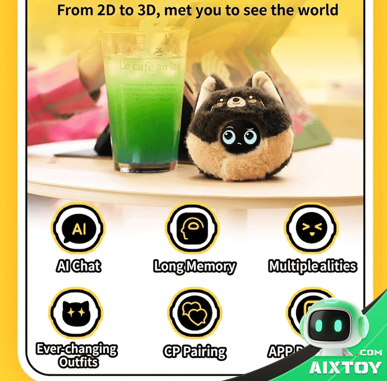 UBTECH CuteUU AI Chat Robot - Smart Plush Pet Toy detail