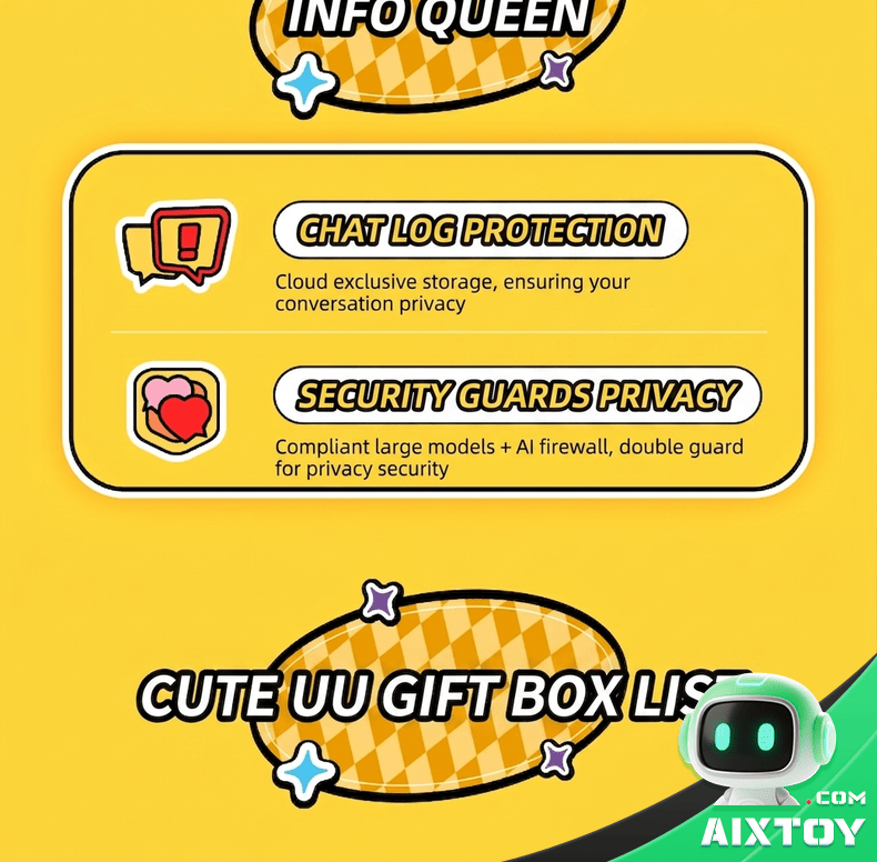 UBTECH CuteUU AI Chat Robot - Smart Plush Pet Toy detail
