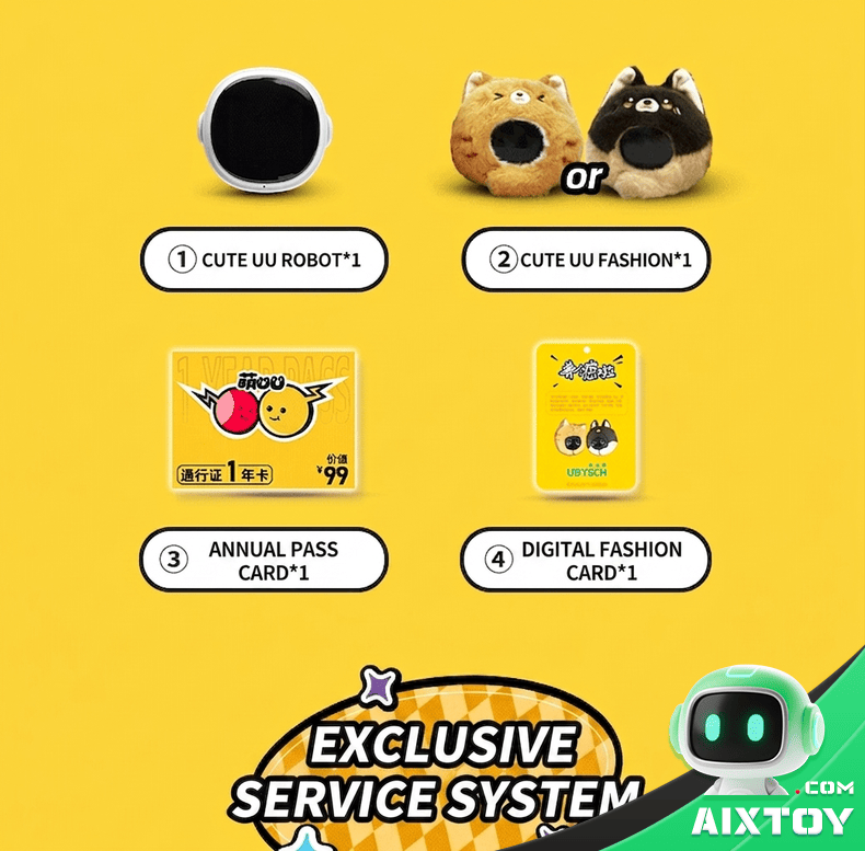 UBTECH CuteUU AI Chat Robot - Smart Plush Pet Toy detail