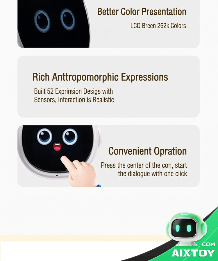 UBTECH CuteUU AI Companion Robot - Smart Chat Plush Toy detail