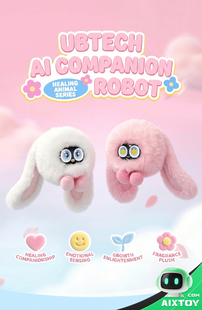 UBTECH CuteUU AI Smart Robot - Voice Companion Plush detail