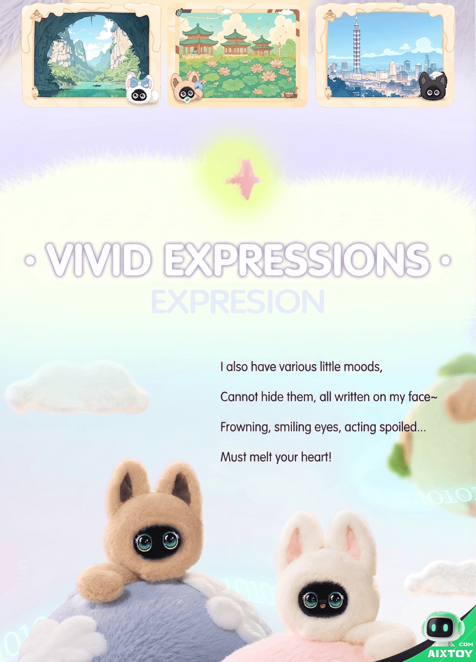 UBTECH CuteUU Emotional AI Companion Robot - Smart Electronic Pet detail