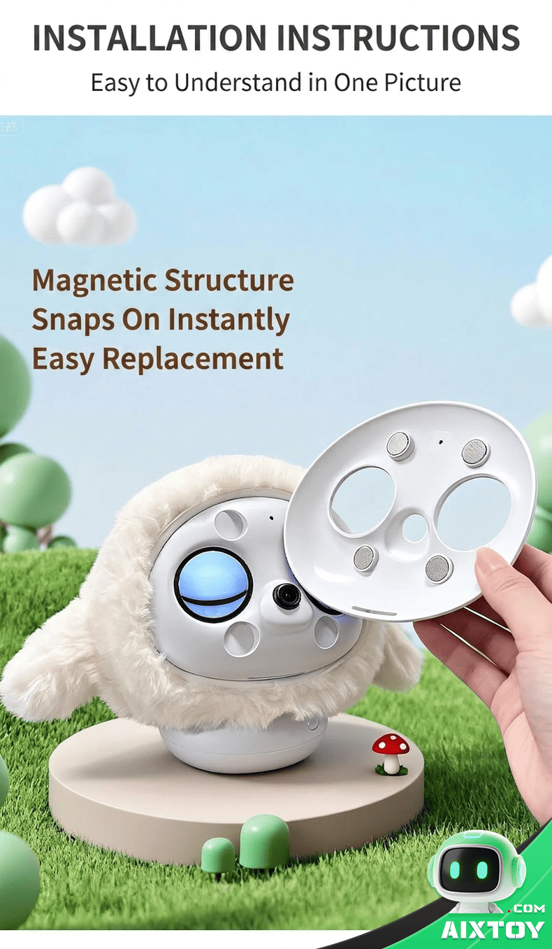 CuteUU Robot Accessories - Charging Dock & Parts detail