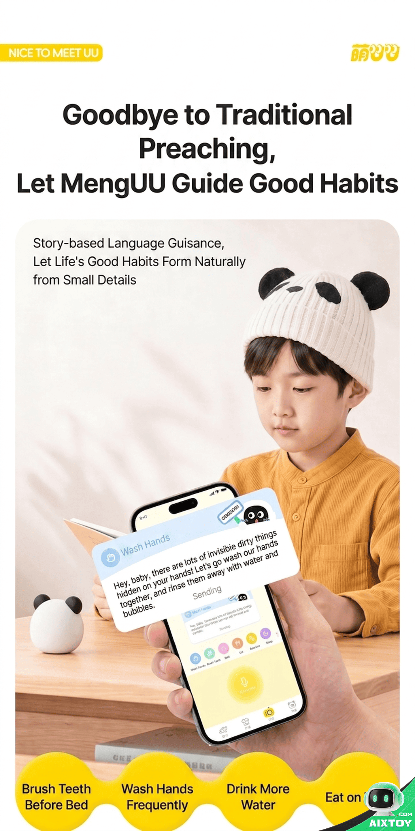 UBTECH CuteUU Smart AI Companion Robot - Voice Chat & 4G detail
