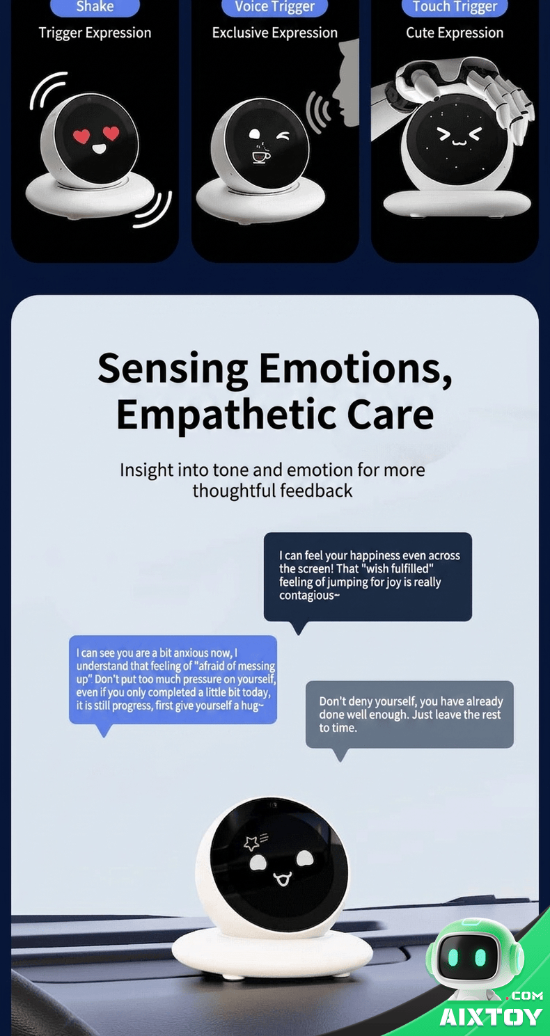 DiMi Desktop AI Robot - Emotion Recognition Voice Dialogue Pet Companion detail