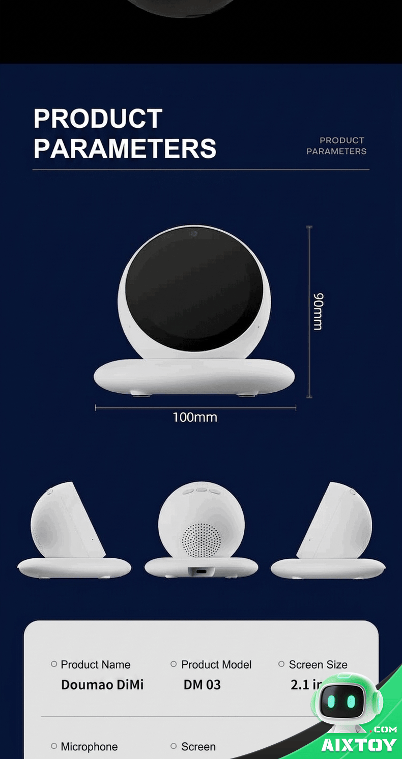 DiMi Desktop AI Robot - Emotion Recognition Voice Dialogue Pet Companion detail
