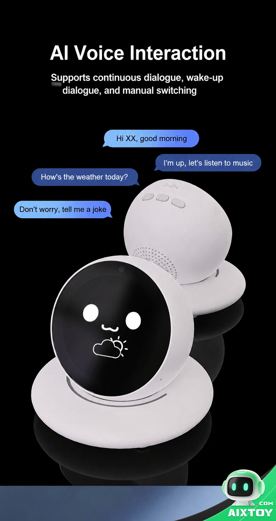 DiMi AI Smart Car Robot Voice AI Assistant Function DiMi AI Smart Car Robot voice interaction AI assistant AIXTOY