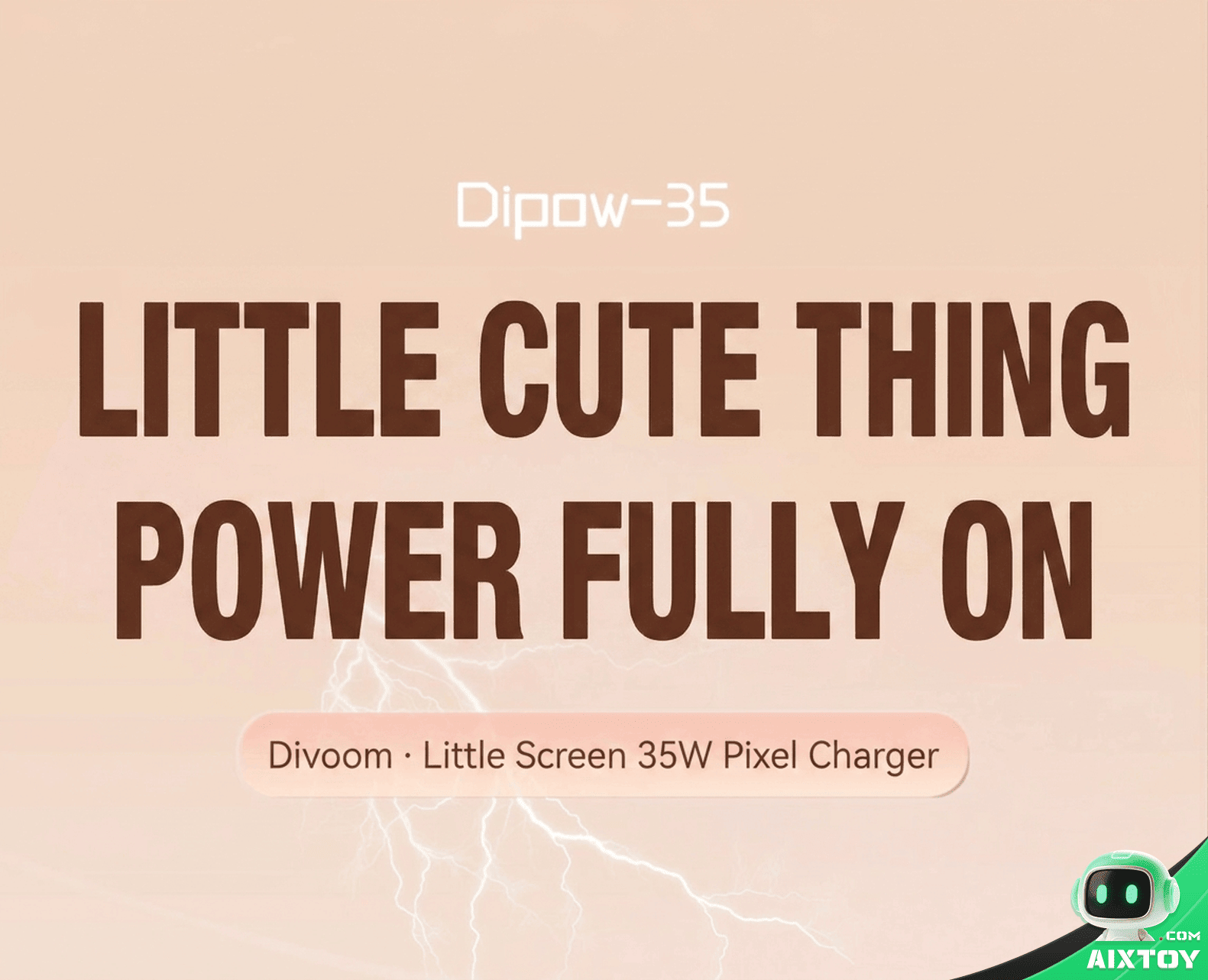 Divoom PixelScreen 35W GaN Fast Charger - DIY LED Display PD Charger detail
