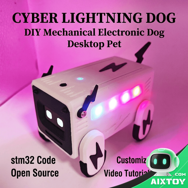Desktop Robot Dog DIY Kit - STM32 Programmable Embedded STEM Education detail