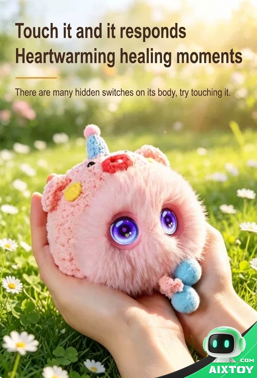 Doubao AI Talking Plush Pet - Interactive Voice Companion with Screen Eyes Doubao AI Talking Plush Pet - Interactive Voice Companion with Screen Eyes - feature detail