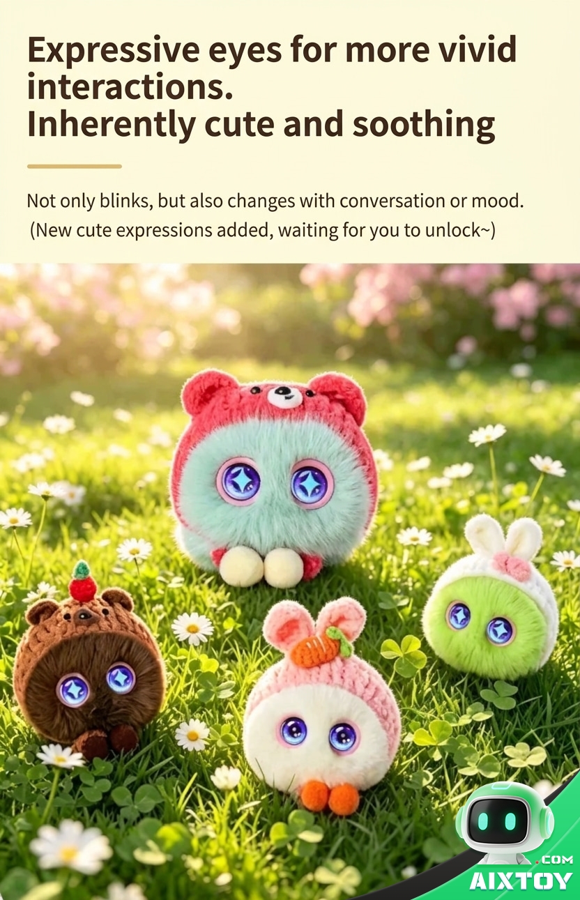 Doubao AI Talking Plush Pet - Interactive Voice Companion with Screen Eyes Doubao AI Talking Plush Pet - Interactive Voice Companion with Screen Eyes - feature detail