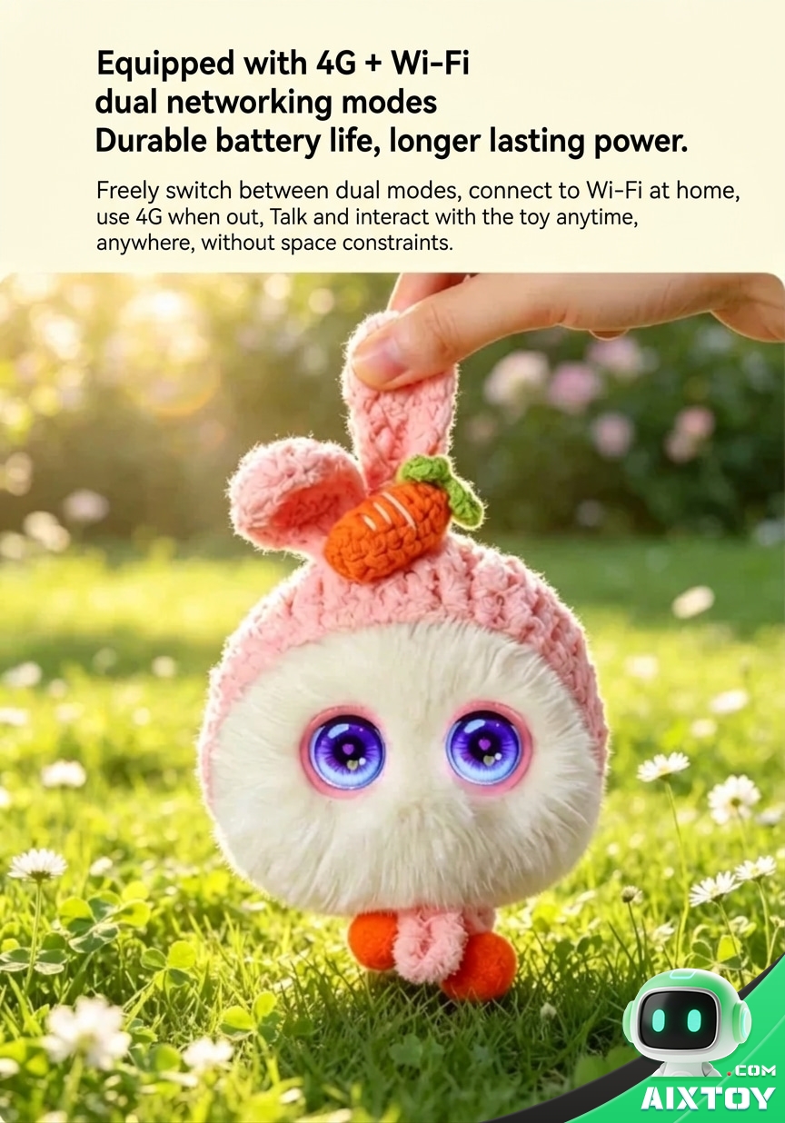 Doubao AI Talking Plush Pet - Interactive Voice Companion with Screen Eyes Doubao AI Talking Plush Pet - Interactive Voice Companion with Screen Eyes - feature detail