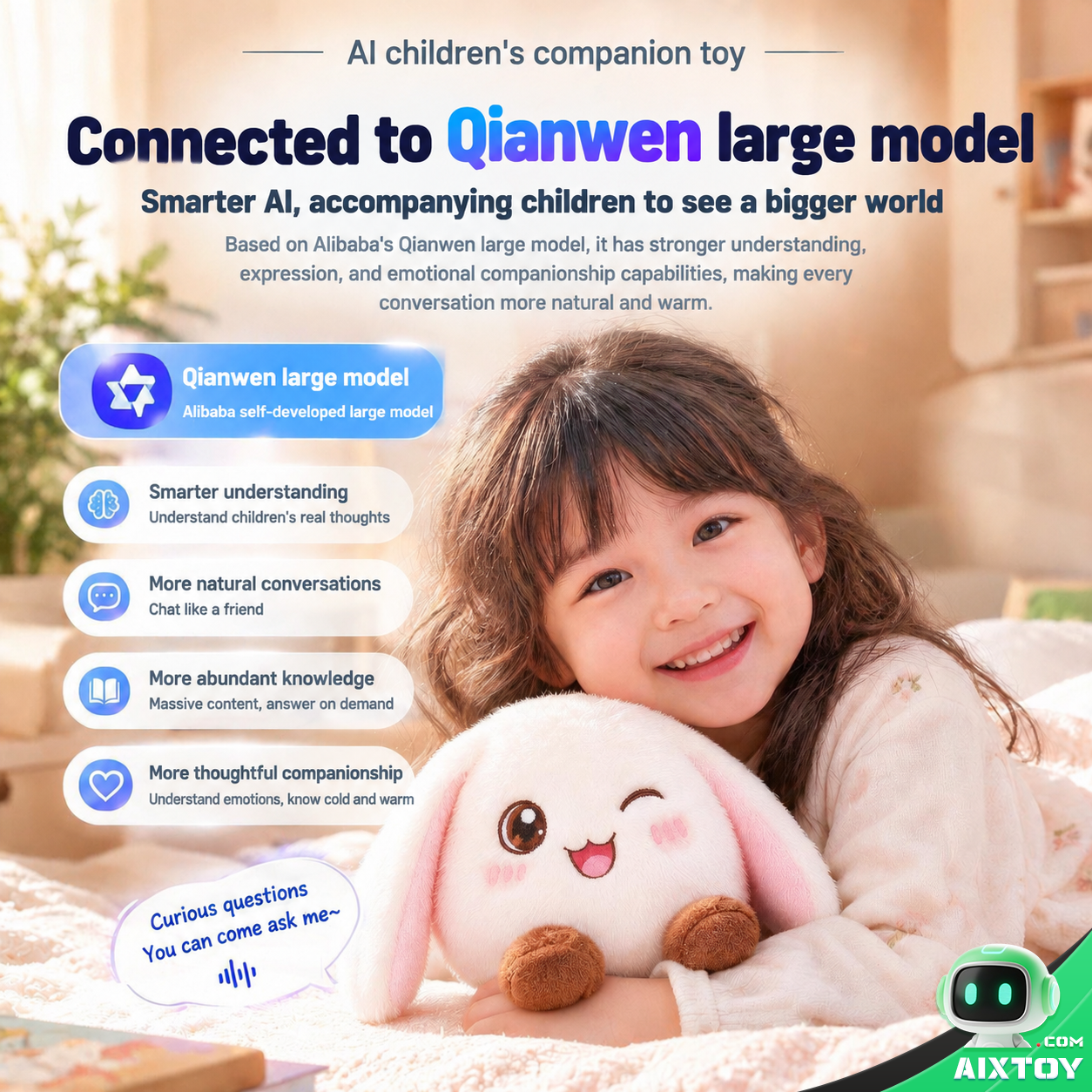 Duxingren AI Plush Pet - Interactive Talking Bunny Companion - Gallery image Duxingren AI Plush Pet - Interactive Talking Bunny Companion gallery view (AIXTOY)