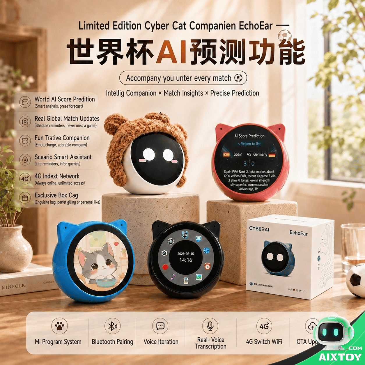 EchoEar Cyber Cat Detail 01 | AIXTOY EchoEar Cyber Cat detail 1