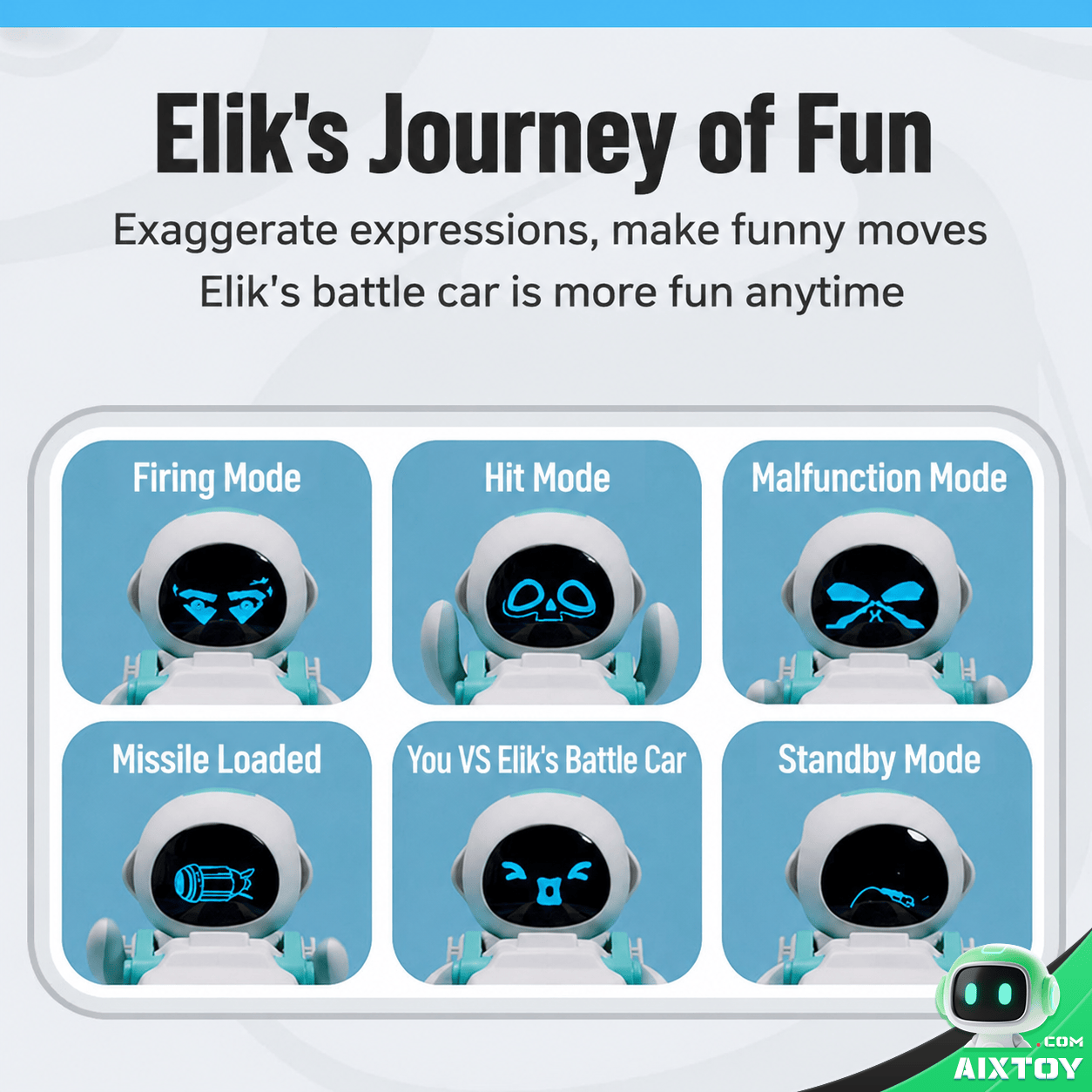Eilik AI Battle Robot Gallery Photo 01 AIXTOY Eilik AI Battle Robot Gallery Image 01 AIXTOY