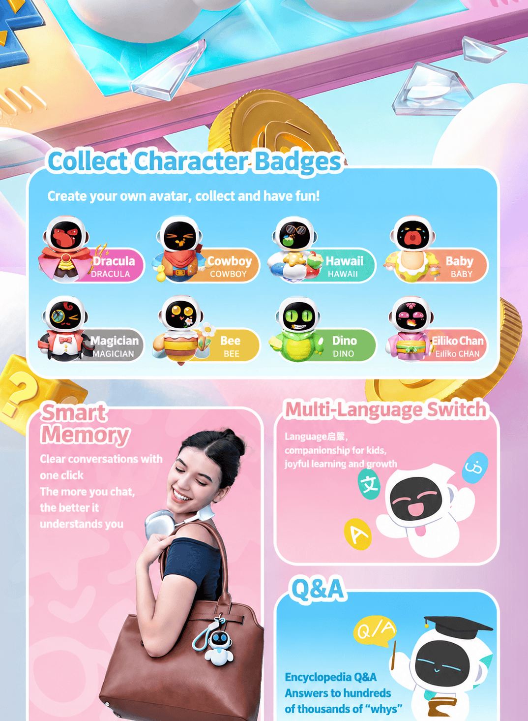 Eiliko AI Companion Eiliko AI robot review testimonials banner AIXTOY