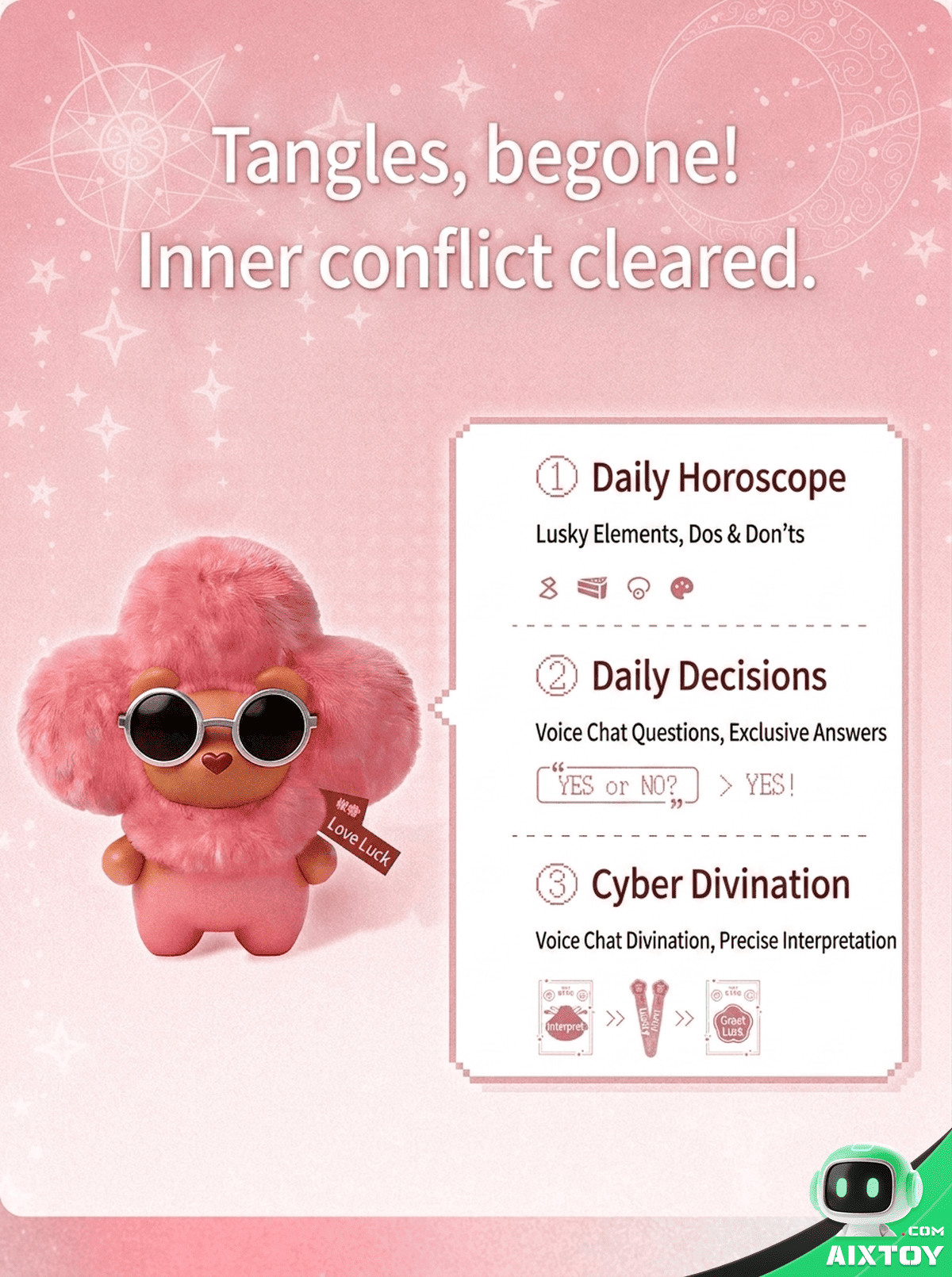 Emobody Peach AI Smart Robot - Emotional Plush Companion Toy detail