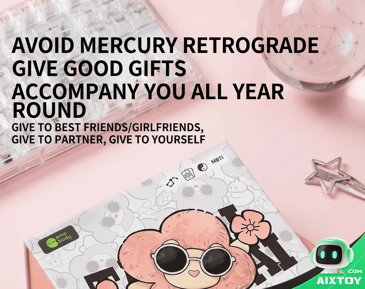 Emobody Peach AI Smart Robot - Emotional Plush Companion Toy detail