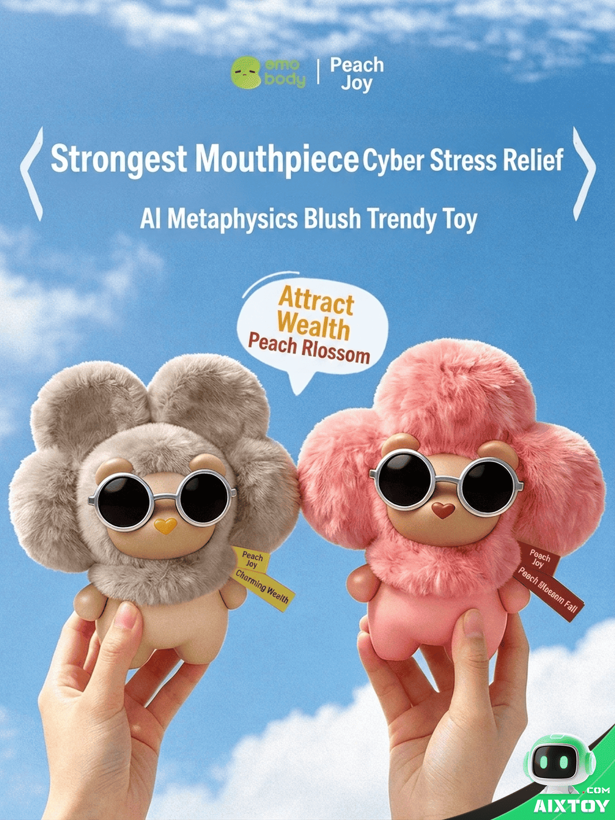 Emobody Peach AI Smart Robot - Emotional Plush Companion Toy Gallery 1 Emobody Peach AI Smart Robot - Emotional Plush Companion Toy gallery photo 1