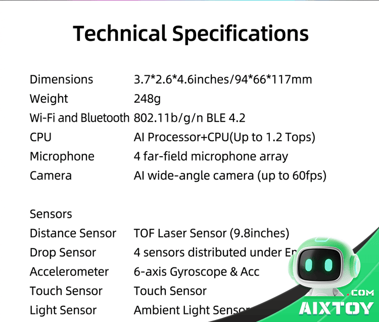 Emo Go Home AI Robot - Smart Desktop Companion Pet detail