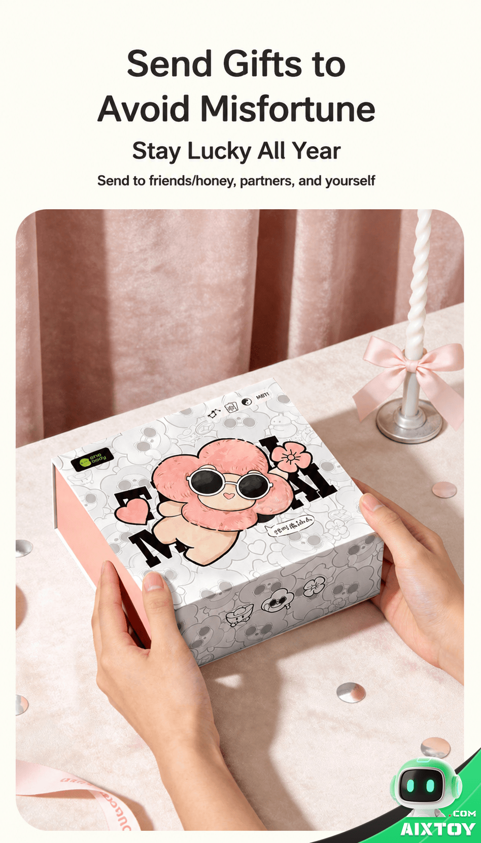 Emobody Peach AI Smart Plush Robot Pendant - feature 13 Emobody Peach AI Smart Plush Robot Pendant - detail image 13