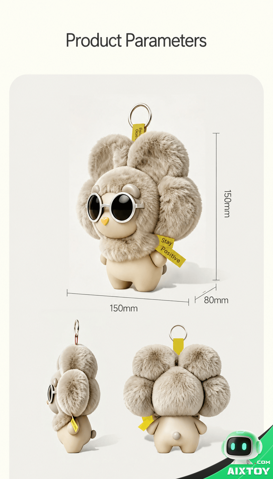 Emobody Peach AI Smart Plush Robot Pendant - feature 14 Emobody Peach AI Smart Plush Robot Pendant - detail image 14