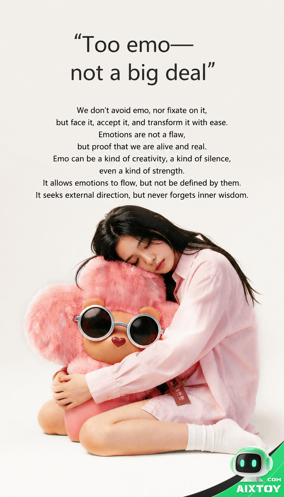 Emobody Peach AI Smart Plush Robot Pendant - feature 17 Emobody Peach AI Smart Plush Robot Pendant - detail image 17