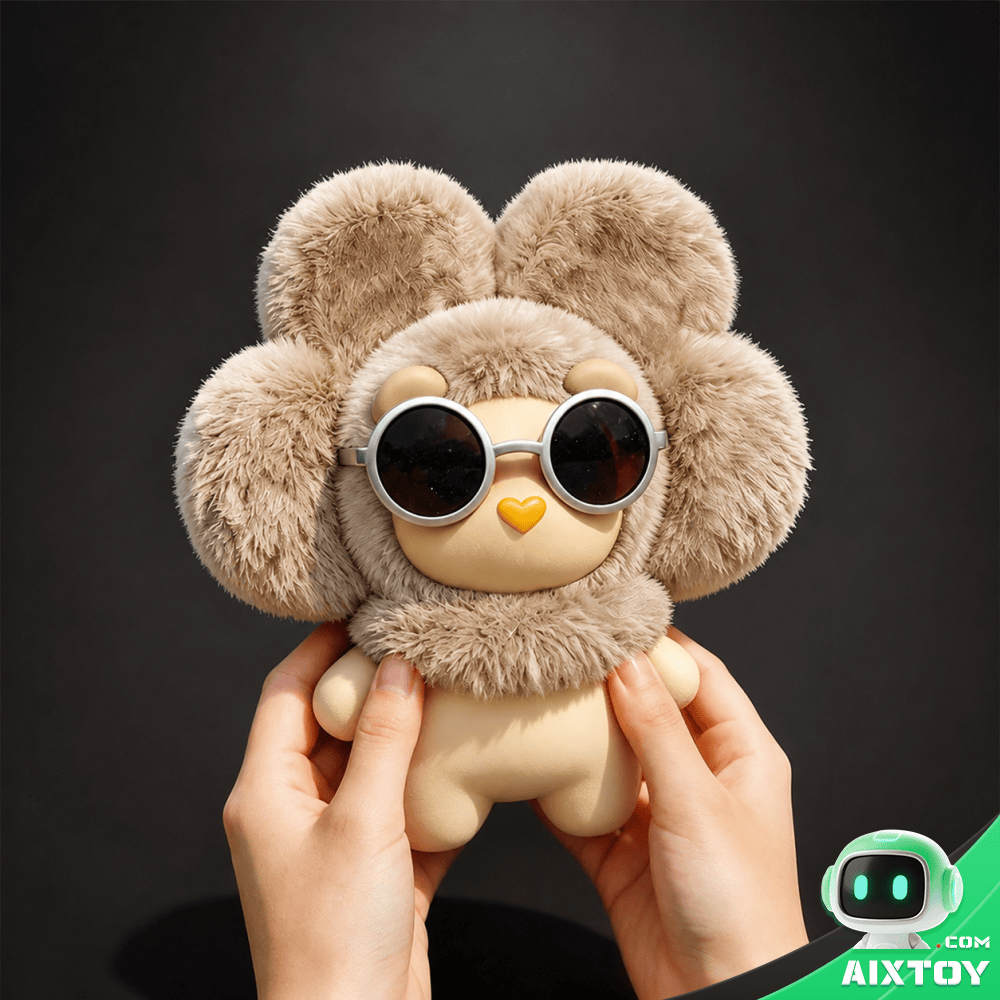 Emobody Peach AI Smart Plush Robot Pendant - main product image